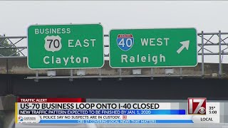 US-70 Business loop onto I-40 permanently closed