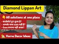 Easy Lippan Art for Beginners | Diamond Lippan Art | Wall Hanging Craft Ideas | DIY Clay Cone