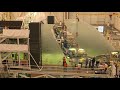 first belugaxl is getting its cargo door installed