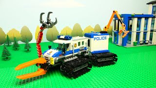 LEGO Experimental trucks and cars for kids , bulldozer tractor and train