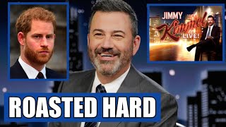 Jimmy kimmel ROAST Harry's Private Jet \u0026 5-Star Hotel Invictus Games Request on Live TV