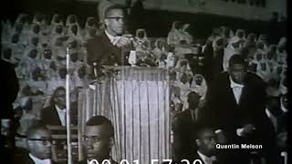 Malcolm X Thanks George Lincoln Rockwell for $20 Donation at Washington, D.C. Rally (June 25, 1961)