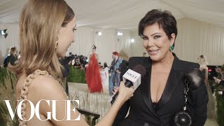 Kris Jenner Gives Emma "Mom Energy" For Her First Met | Met Gala 2021 With Emma Chamberlain | Vogue