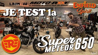 [TEST] SuperMeteor650 ROYAL ENFIELD ✌️🎬 @MOTOAXXELAON