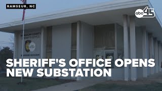 Randolph County Sheriff's Office opens new substation