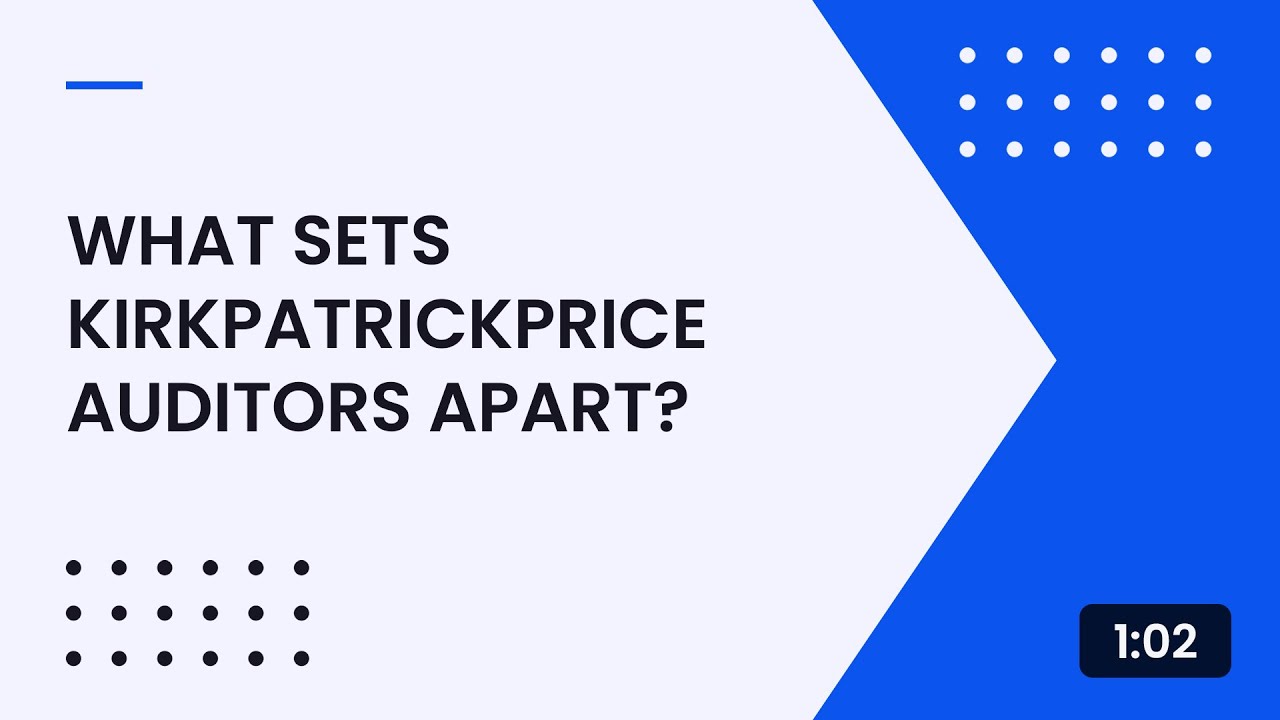 What Sets Kirkpatrickprice Auditors Apart Youtube