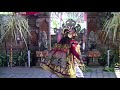 バリ島バトゥブランのバリ舞踊３　balinese dance of batubulan bali