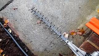 Echo hedge trimmer long video SHC 266