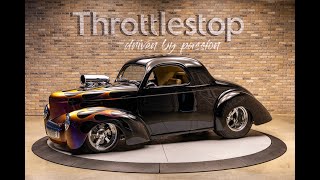 1941 Willys Coupe Hotrod Startup and Showcase