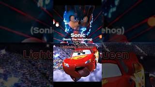 Sonic Vs Lightning McQueen ⚡#disney #paramountpictures #warnerbros #pixar #sonic #edit #meme #cars