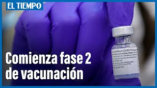 Colombia iniciará la segunda fase del plan de vacunación