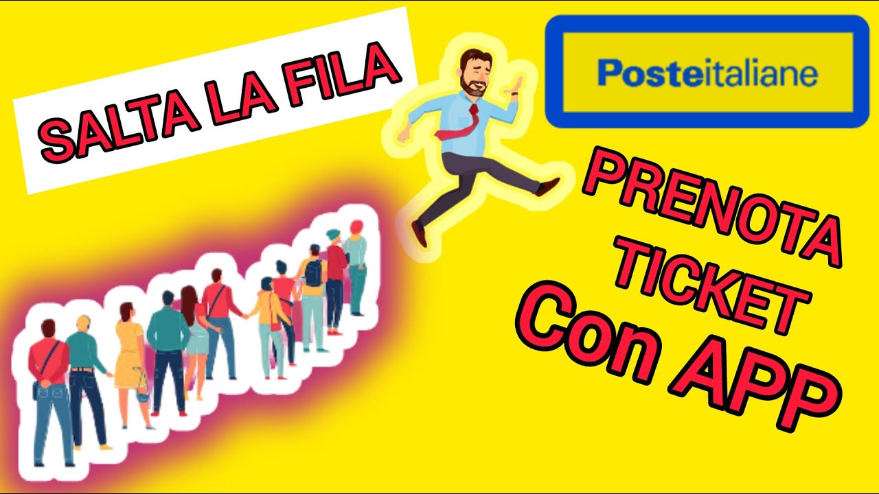 Prenota TICKET POSTE ITALIANE | Appointment Poste Italiane Using App ...