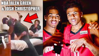 Jalen Green Goes Viral After Wild Videos Of Him Smashing Josh Christopher | MUST WATCH