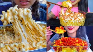 ASMR Best *Creamy Mac And Cheese* Mukbang Compilation (No Talking) Satisfying  *Big Bites*