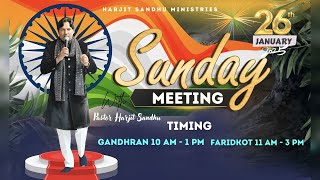 | SUNDAY CHURCH PRAYER SERVICE | WITH | PASTOR HARJIT SANDHU | 26-01-2025 |