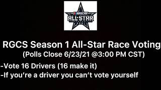 RGCS Season 1 All-Star Race Voting CLOSED