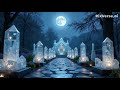 asmr magical voice walking in the crystal forest under the moonlight