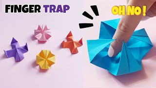 DIY FINGER TRAP / HOW TO MAKE A PAPER ANTISTRESS TOY / MAKE YOUR OWN ORIGAMI FINGER TRAP
