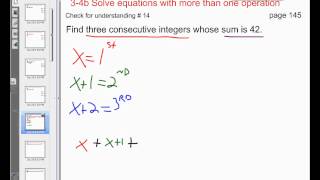 3 4 three consecutive integers