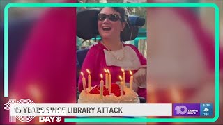 Bloomingdale woman continues to recover 15 years after brutal library attack