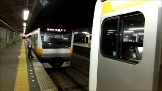 中央線から青梅線・五日市線・八高線 直通電車　拝島駅分割