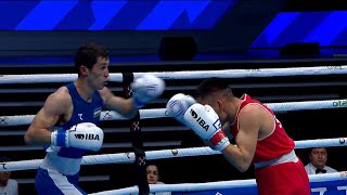 R32 (54KG) GALANOV TAMIR (SRB) vs JURAEV OYBEK (UZB) | IBA Men's World Boxing Championships 2023