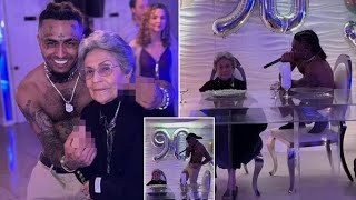 Lil Pump's Hilarious Rap for Grandma's 90th Birthday!