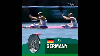 What a race! GERMANY wins silver in the men's kayak double 1000m