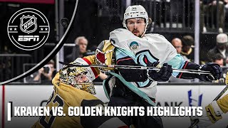 Seattle Kraken vs. Vegas Golden Knights | Full Game Highlights