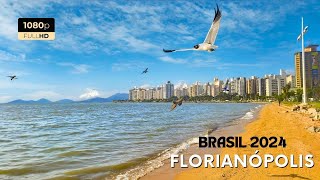 HD| Caminhando em Florianópolis 2024| A Melhor Cidade do Mundo Para morar| destino para turistas