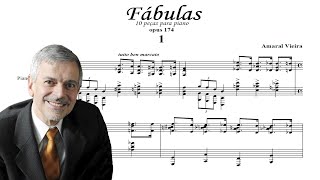 Amaral Vieira - Fábulas - 10 peças para piano (Paulo Gazzaneo, piano)