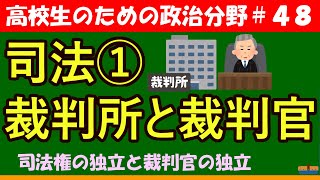 【高校生のための政治・経済】裁判所と裁判官#48