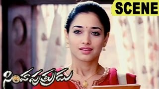 Tamanna Emotional Scene - Dhanush Comedy With Ganja || Simha Putrudu Movie Scenes