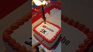 1k subscriber celebration YouTube cake