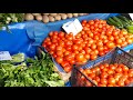 street market in turkey بازار میوه و سبزی