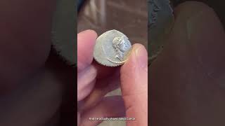 Julius Caesar; c. 42 BC, L. Mussidius Longus, Denarius.   #reelsvideo  #coincollecting  #history