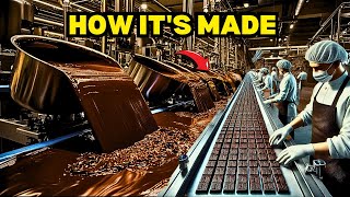 The secret process of How chocolate is made | from cocoa bean to  bar!