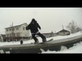 関温泉スキー場②　ボックスセッション　ski　snowboard