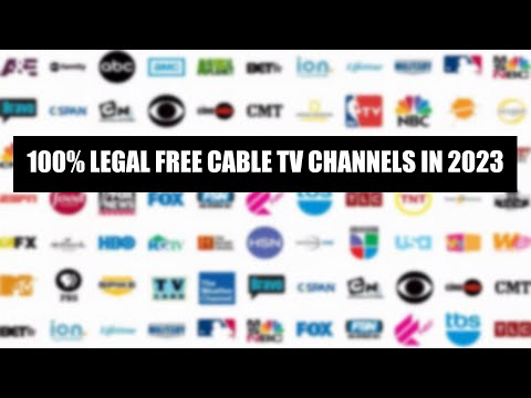 100% Legal FREE Cable TV Channels in 2023 and Beyond