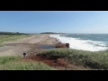 sentier À droite de la plage du bassin ouest Île de grande entrÉe Îles de la madeleine