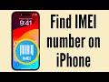 How to Find IMEI number on iPhone