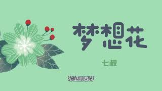 《梦想花》-七叔-抖音神曲『动态歌词 』| Tiktok China Music | Douyin Music |