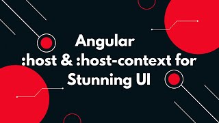 #87 🔥 Angular Styling Tips: Master :host & :host-context for Stunning UI! 🎨