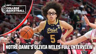 Olivia Miles on being called a 'MINI MAGIC JOHNSON' 👏 + Trash talking \u0026 MORE | Countdown to GameDay