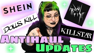Antihaul Updates - Killstar, Dollskill, Shein, Iron Fist & More // Emily Boo