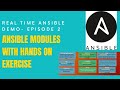 Ansible Series - Episode 2  || Ansible Modules: Real-Time with Hands-On || Devops Bootcamp