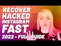 How to recover hacked Instagram account fast 2022