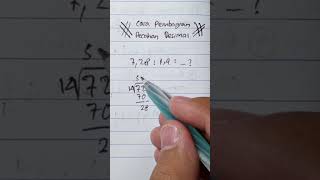 Cara Pembagian Pecahan Desimal #pembagianpecahan #pecahandesimal #trikmatematika #matematikadasar