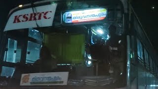 മിന്നൽ KSRTC യിൽ രാത്രിയിലൊരു യാത്ര#വൈകി ഓടുന്ന മിന്നൽ #ksrtc#muvattupuzha#utubevideo