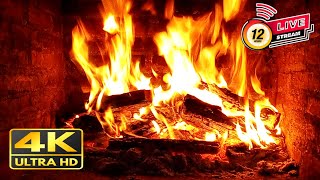 🔥 Cozy 4K Fireplace with Crackling Fire Sounds, Sleep Instantly In 3 Minutes